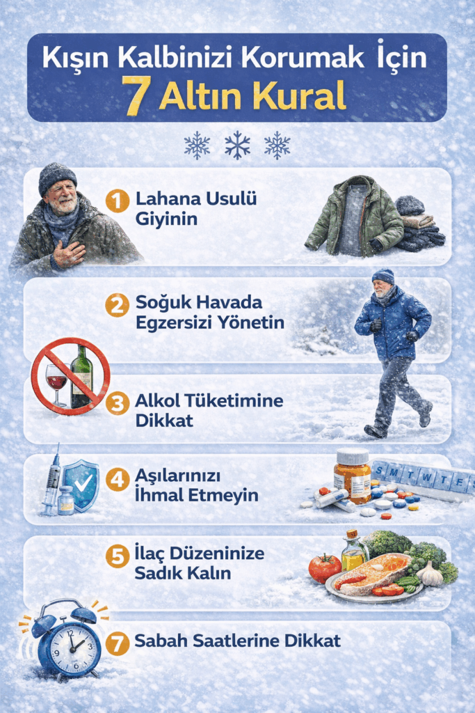 Kışın Kalbinizi Korumak İçin 7 Altın Kural