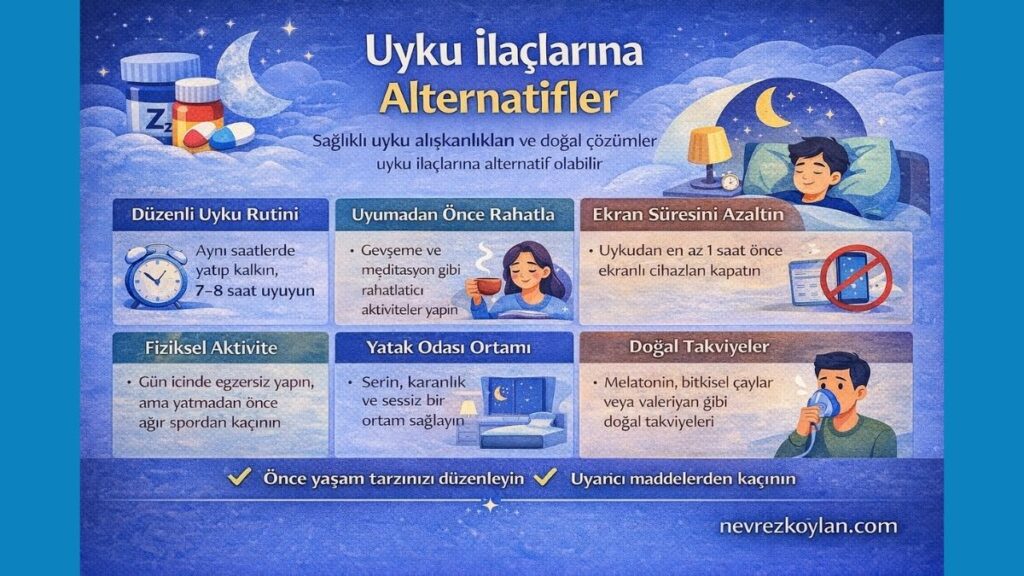 uyku ilaçlarına alternatifler