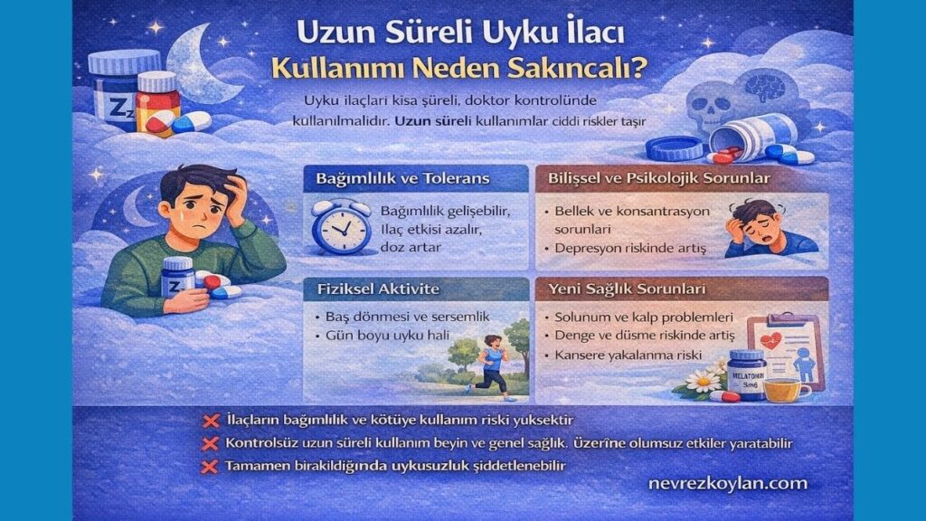 Uzun süreli uyku ilacı kullanımı neden sakıncalı?