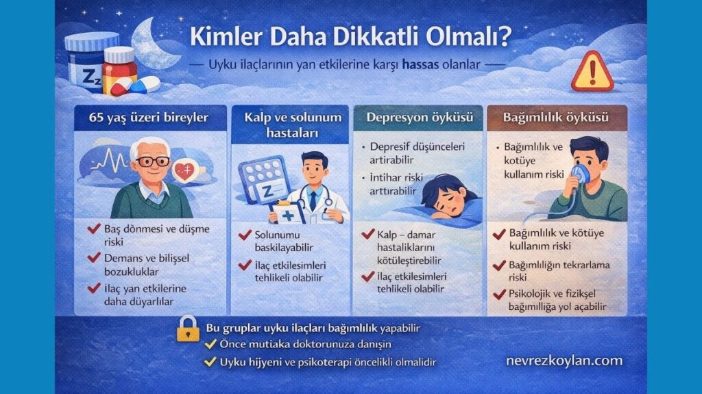 Kimlerr daha dikkatli olmalı
