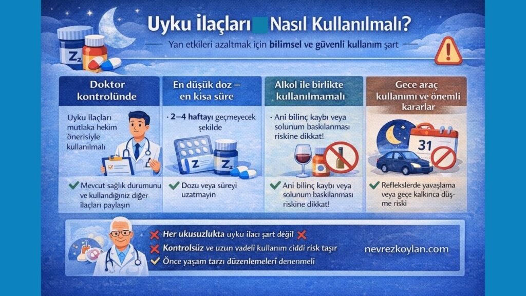 Uyku ilaçları nasıl kullanılmalı