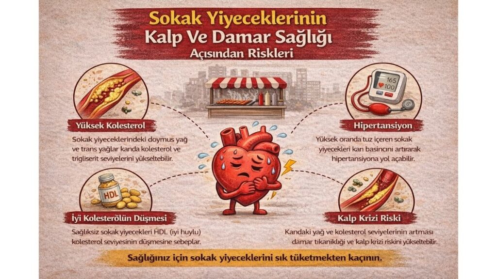 Sokak yiyeceklerinin kalp ve damar sağlığı açısından riskleri