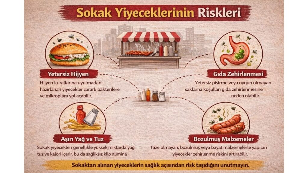 Sokak yiyeceklerinin riskleri
