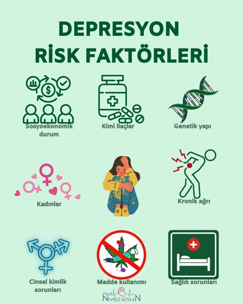 Depresyon risk faktörleri konusunda Nevrez Koylan blog yazısındaki resim