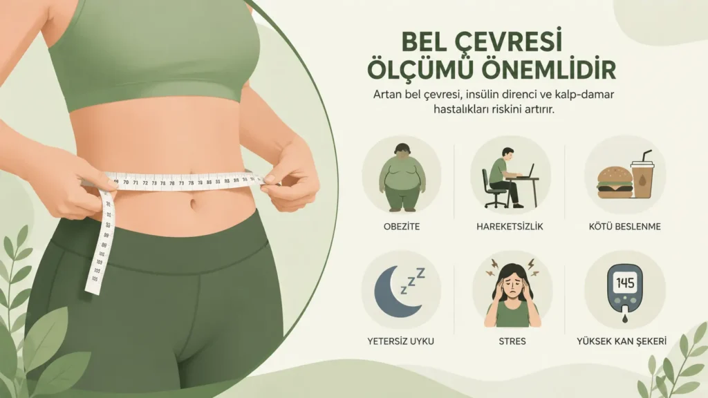 Bel çevresi ölçümü ve insülin direnci risk faktörleri
