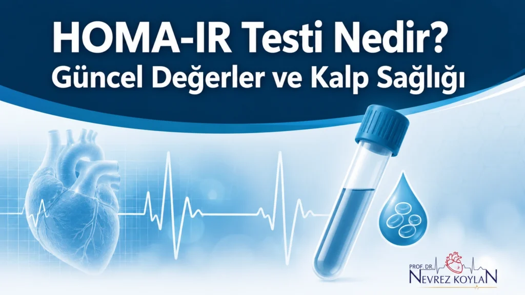 HOMA-IR testi, güncel değerler ve kalp sağlığı