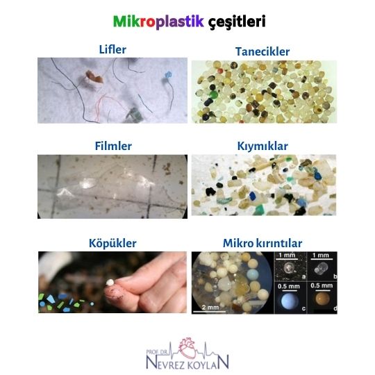 Mikroplastik çeşitleri