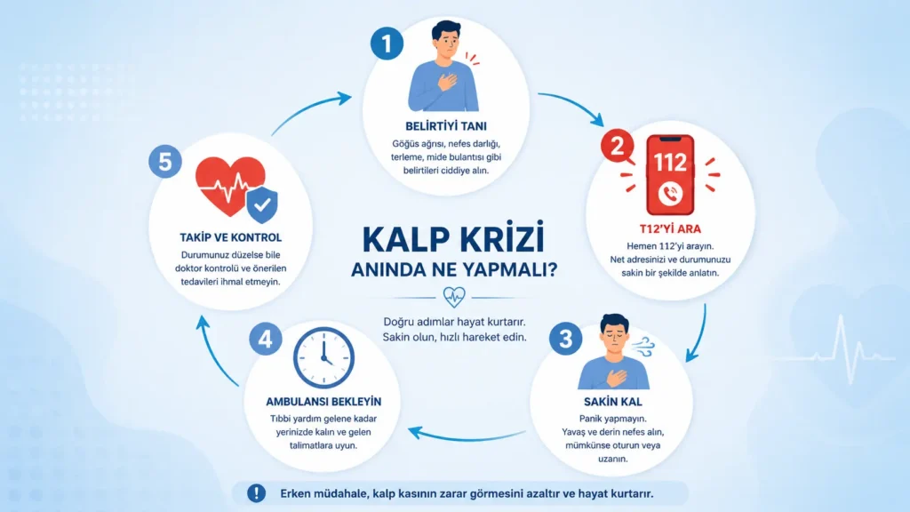 Kalp krizinde yapılması gerekenler