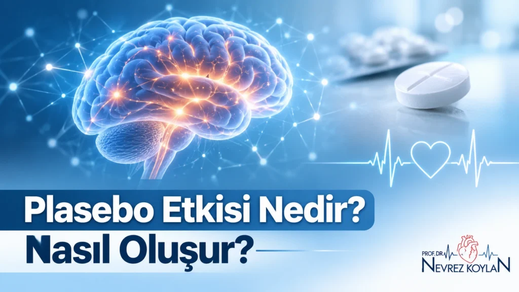 Plasebo etkisi nedir ve nasıl oluşur - beyin ve nöral bağlantıları gösteren kapak görseli