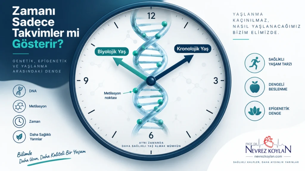 Epigenetik yaşlanma saati ve biyolojik yaş kavramı