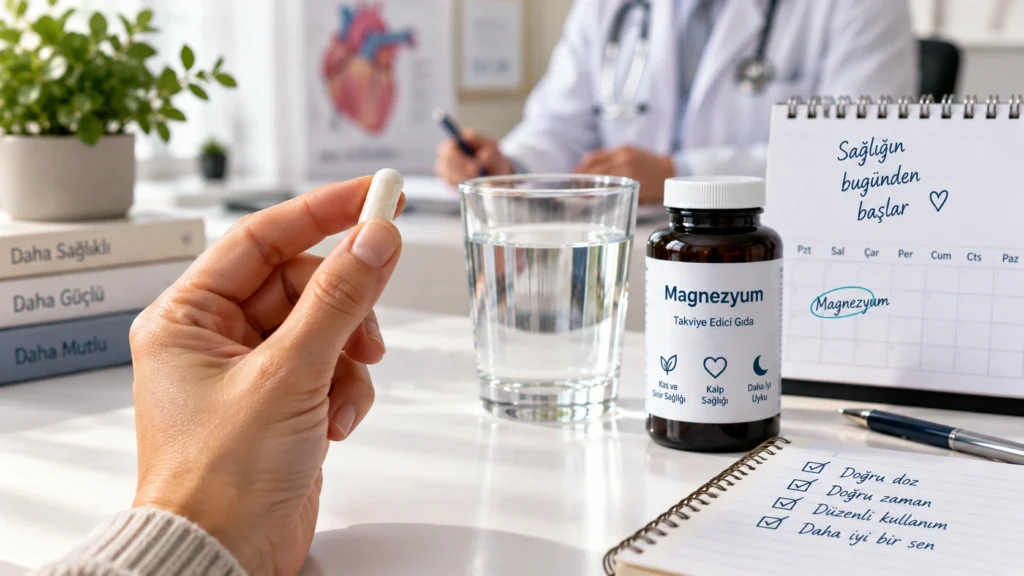 Magnezyum destekleri ve kalp ritmi ile tansiyon üzerindeki etkisi