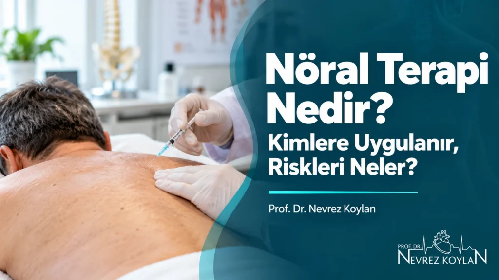 Nöral terapi nedir: hekimin hastanın sırtına ince iğneyle lokal anestezik uyguladığı klinik ortam