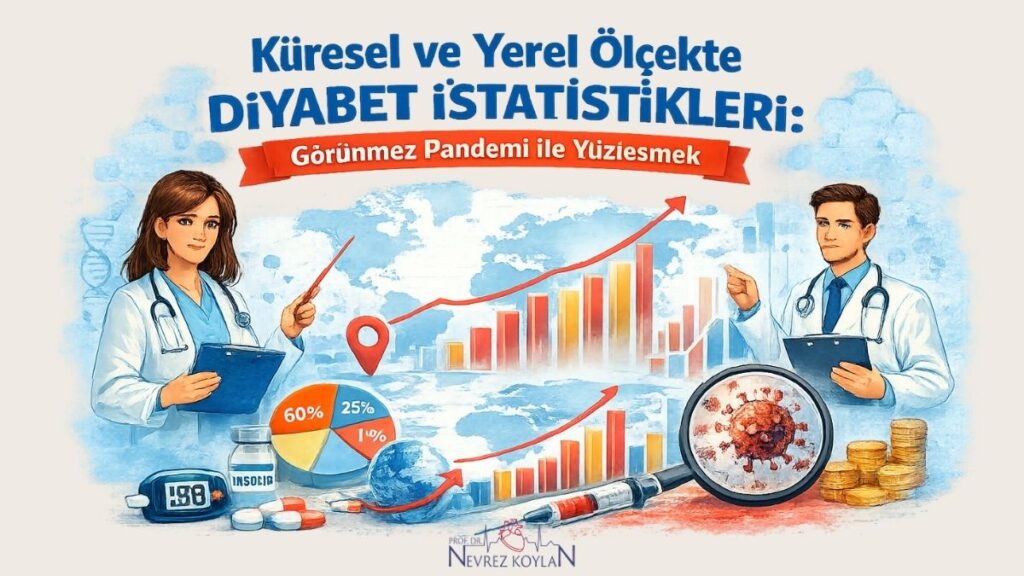 Küresel ve yerel ölçekte diyabet istatistikleri konulu blog yazısı görseli