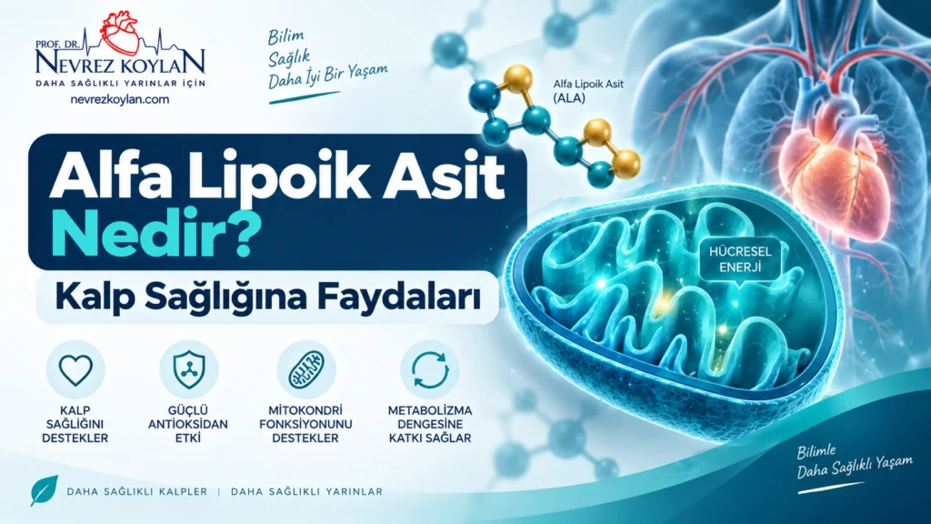 Alfa lipoik asit nedir ve kalp sağlığına faydaları — kapak görseli