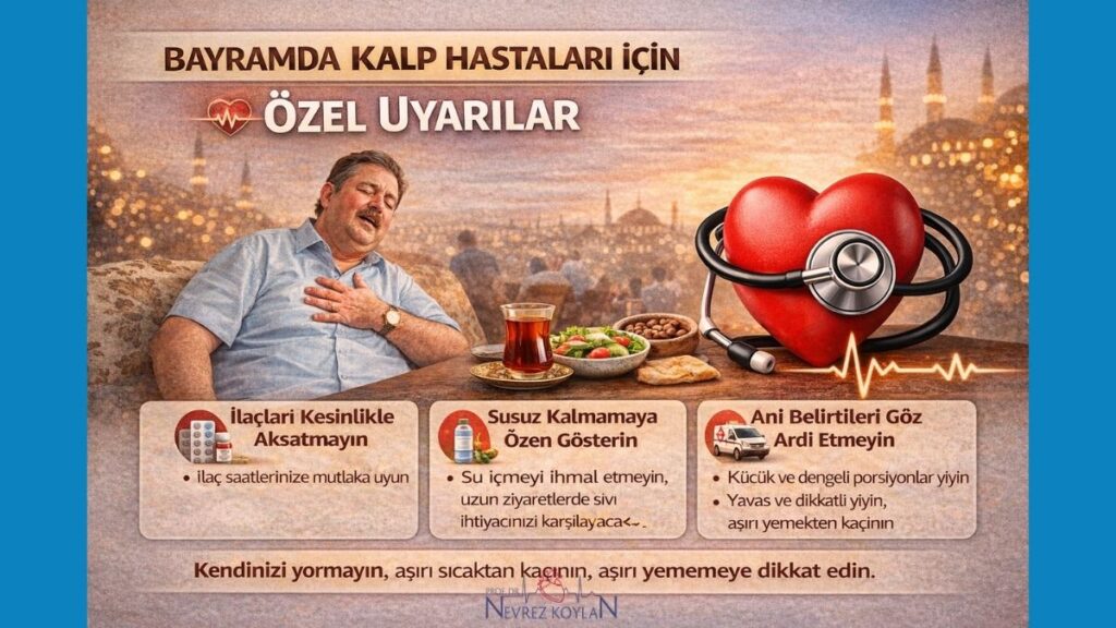 Bayramda kalp hastaları için özel uyarılar