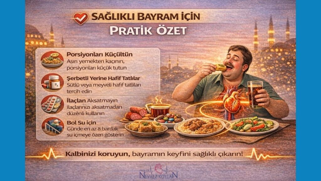 Sağlıklı bayram için pratik özet