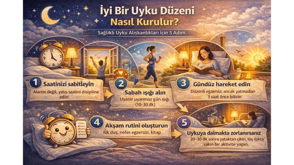 İyi bir uyku düzeni nasıl kurulur?