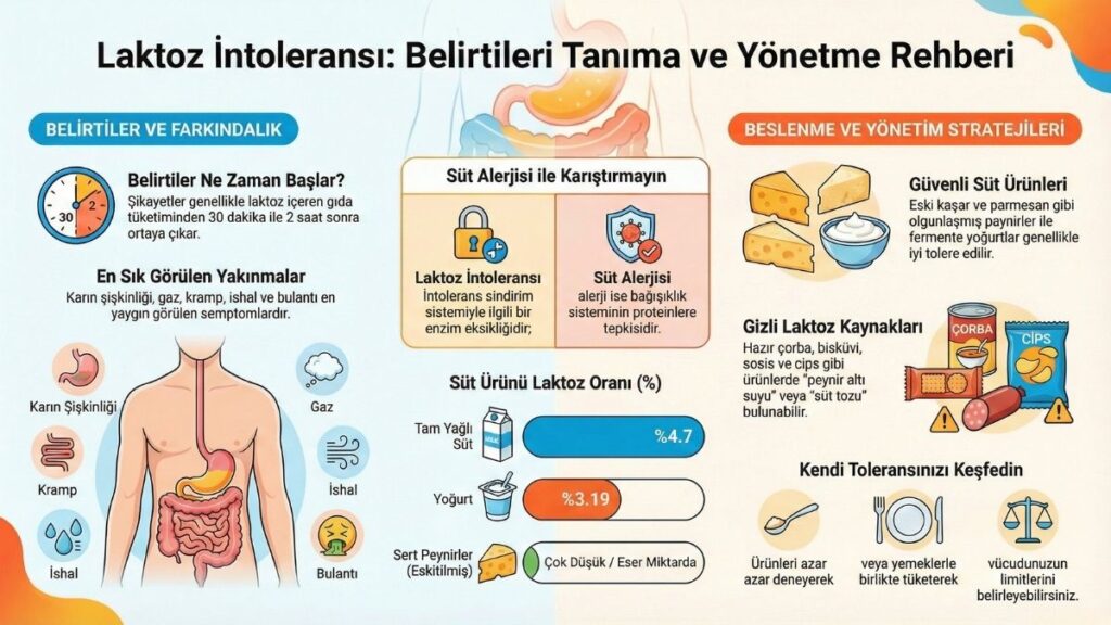 Laktoz intoleransı: belirtileri tanıma ve yönetme rehberi