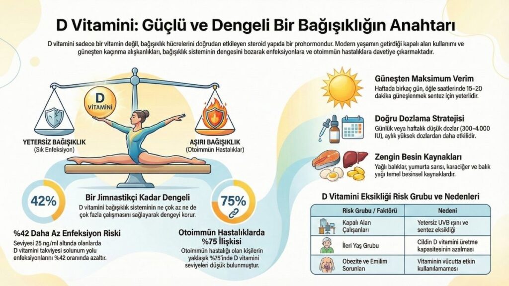 D vitamini: Güçlü ve dengeli bir bağışıklığın anahtarı