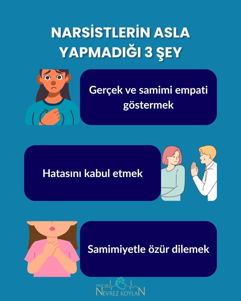Narsistlerin asla yapmadığı 3 şey