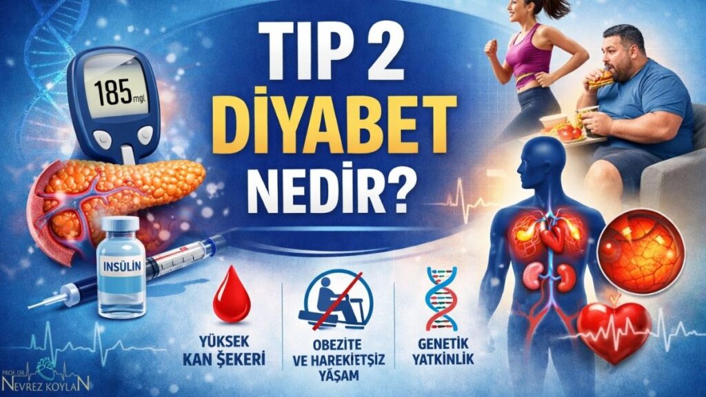 Tip 2 diyabet nedir konulu blog yazısı kapak görseli