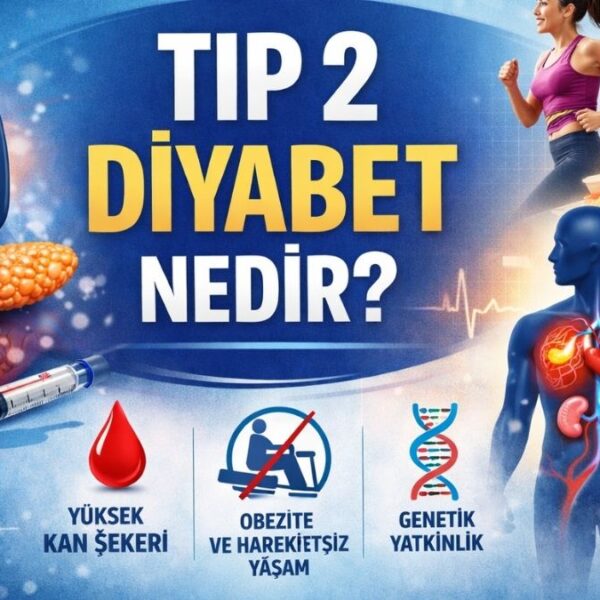 Tip 2 diyabet nedir konulu blog yazısı kapak görseli
