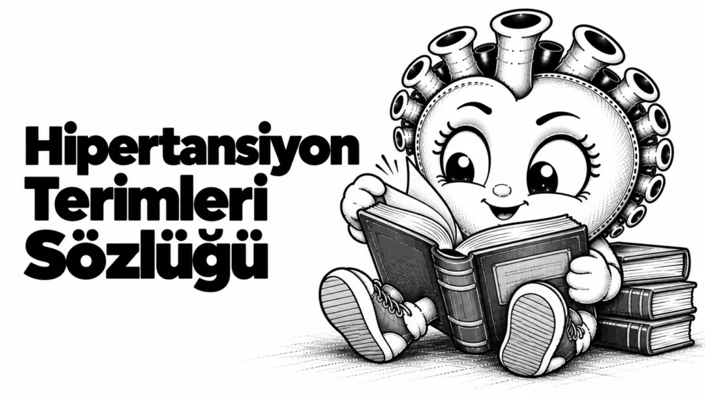 Ek A küçük sözlük sayfasının kapağı: elinde bir sözlük kitabı tutan bilge siyah-beyaz karikatür kalp