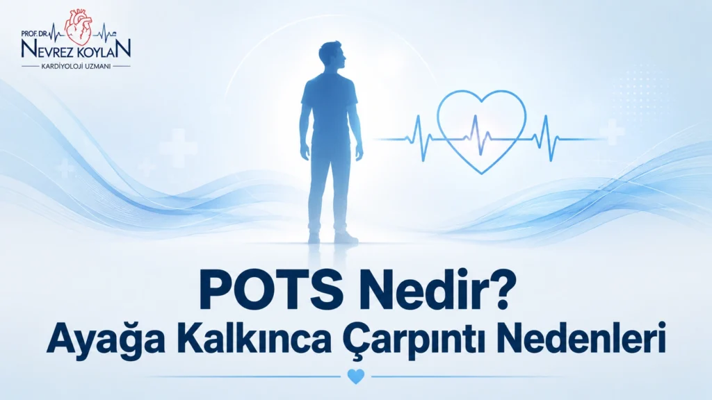POTS nedir? Ayağa kalkınca çarpıntı olma nedenlerini gösteren kapak görseli